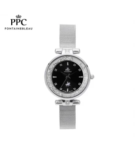 นาฬิกาข้อมือ PARIS POLO CLUB PPC-DK01-BK CANNES LUSTRE ROYALE BLACK	