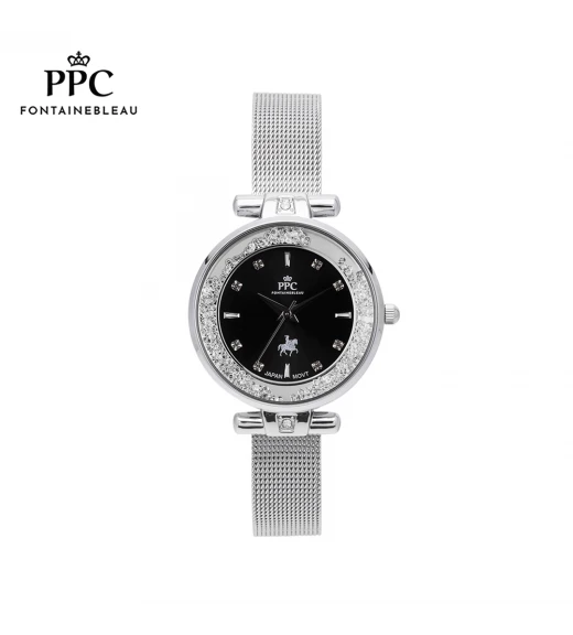 นาฬิกาข้อมือ PARIS POLO CLUB PPC-DK01-BK CANNES LUSTRE ROYALE BLACK	