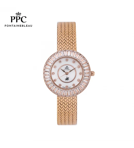 นาฬิกาข้อมือ PARIS POLO CLUB PPC-EA04-RG-WE CANNES SAILOR’S KNOT CRYSTAL ROSEGOLD / WHITE	