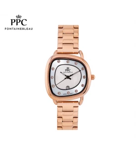 นาฬิกาข้อมือ PARIS POLO CLUB PPC-EA08-RG-WE CANNES ORBIT DATE ROSEGOLD / WHITE	