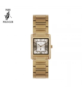 นาฬิกาข้อมือ PARIS POLO CLUB PPC-DC31-GD-WE DORÉE GRAND ROMAN GOLD / WHITE	