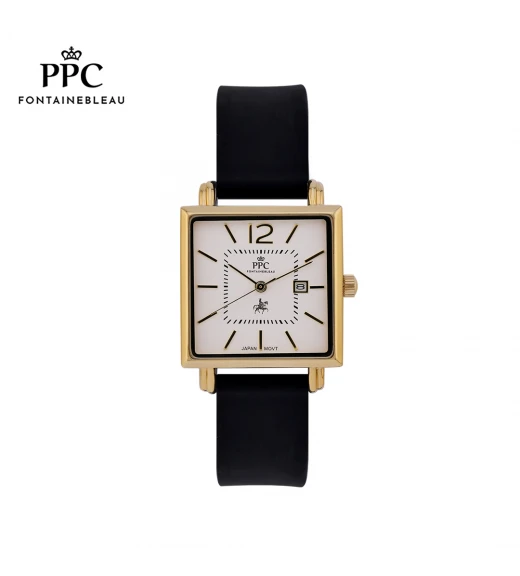 นาฬิกาข้อมือ PARIS POLO CLUB PPC-DJ05-GD-WE DORÉE CLASSIC DATE GOLD / WHITE	