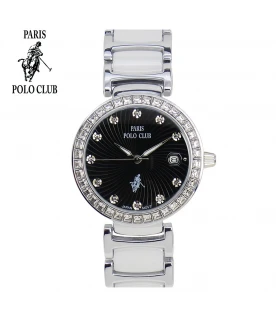 นาฬิกาข้อมือ PARIS POLO CLUB PPC-230705-BK  BLACK	