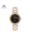 นาฬิกาข้อมือ PARIS POLO CLUB PPC-DF10-SGD-BK ÉTOILE SÉRÉNITÉ DATE SILVER GOLD / BLACK	