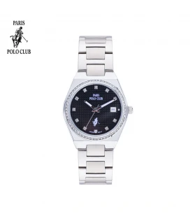 นาฬิกาข้อมือ PARIS POLO CLUB PPC-DC51-BK Étoile Classique Date 35mm Black	