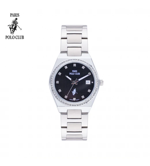 นาฬิกาข้อมือ PARIS POLO CLUB PPC-DC51-BK Étoile Classique Date 35mm Black	