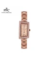 นาฬิกาข้อมือ PARIS POLO CLUB PPC-EA13-RG CANNES SKEWED DIAMOND DATE ROSEGOLD	