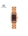 นาฬิกาข้อมือ PARIS POLO CLUB PPC-EA15-RG-BR DORÉE DIAMOND ARENA DATE  ROSEGOLD / BROWN	