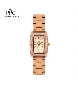 นาฬิกาข้อมือ PARIS POLO CLUB PPC-EA15-RG DORÉE DIAMOND ARENA DATE ROSEGOLD	