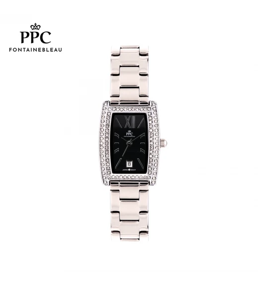 นาฬิกาข้อมือ PARIS POLO CLUB PPC-EA15-BK DORÉE DIAMOND ARENA DATE BLACK	