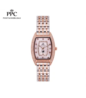 นาฬิกาข้อมือ PARIS POLO CLUB PPC-EA07-SRG-LPK DORÉE TRI DIAMOND DATE SILVER ROSEGOLD / LIGHT PINK	