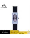 นาฬิกาข้อมือ PARIS POLO CLUB PPC-DF03-BK-VLT DORÉE OVALE CARRÉ MODERN BLACK / VIOLET	