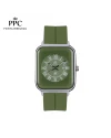 นาฬิกาข้อมือ PARIS POLO CLUB PPC-DH01-GN-GN JEUNESSE QUAD EDGE ROMAN GREEN / GREEN	