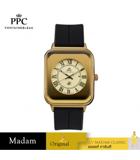 นาฬิกาข้อมือ PARIS POLO CLUB PPC-DH01-BK-GD JEUNESSE QUAD EDGE ROMAN BLACK / GOLD	