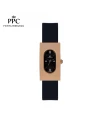นาฬิกาข้อมือ PARIS POLO CLUB PPC-DF03-BK-RBK DORÉE OVALE CARRÉ MODERN BLACK / ROSEGOLD BLACK	