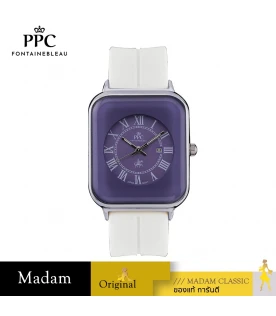 นาฬิกาข้อมือ PARIS POLO CLUB PPC-DH01-WE-LIC JEUNESSE QUAD EDGE ROMAN WHITE / LILAC	