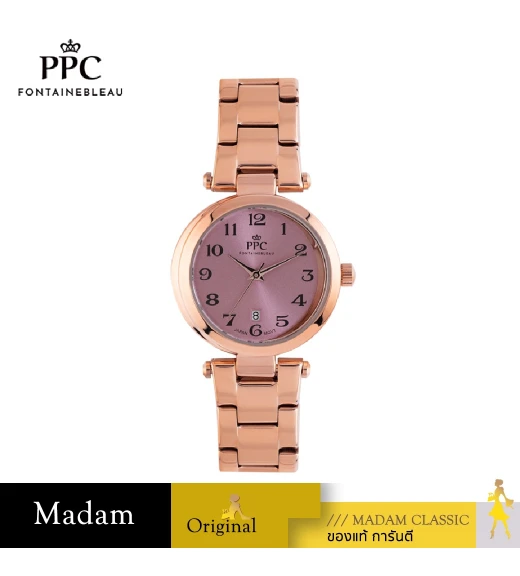 นาฬิกาข้อมือ PARIS POLO CLUB PPC-EA19-RG-PK LE BRETON CRESCENT DATE ROSEGOLD / PINK	