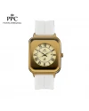 นาฬิกาข้อมือ PARIS POLO CLUB PPC-DH01-WE-GD JEUNESSE QUAD EDGE ROMAN WHITE / GOLD	