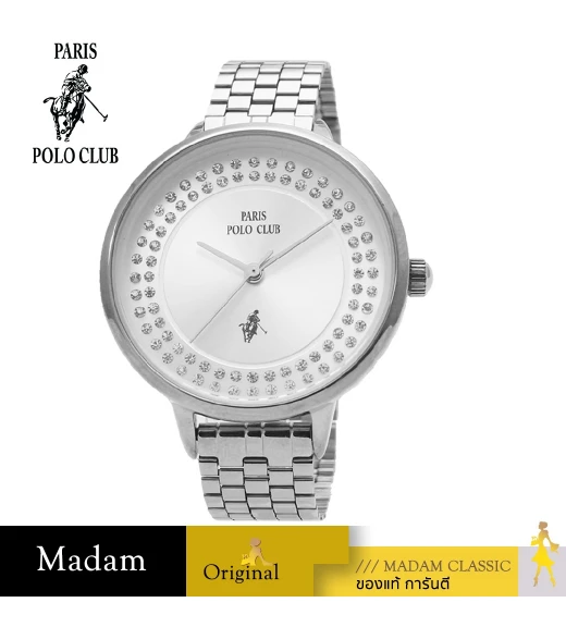 นาฬิกาข้อมือ PARIS POLO CLUB PPC-230310-WE  WHITE	