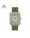 นาฬิกาข้อมือ PARIS POLO CLUB PPC-DH01-GN-WN JEUNESSE QUAD EDGE ROMAN GREEN / WINE	