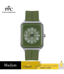 นาฬิกาข้อมือ PARIS POLO CLUB PPC-DH01-GN-GN JEUNESSE QUAD EDGE ROMAN GREEN / GREEN	