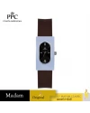 นาฬิกาข้อมือ PARIS POLO CLUB PPC-DF03-BR-BK DORÉE OVALE CARRÉ MODERN BROWN / BLACK	