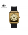 นาฬิกาข้อมือ PARIS POLO CLUB PPC-DH01-BK-GD JEUNESSE QUAD EDGE ROMAN BLACK / GOLD	