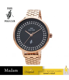 นาฬิกาข้อมือ PARIS POLO CLUB PPC-230310-RG-BK  ROSEGOLD  BLACK	