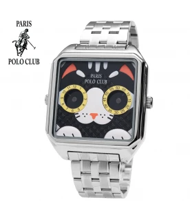 นาฬิกาข้อมือ PARIS POLO CLUB PPC-220902L-BK  BLACK	