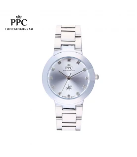 นาฬิกาข้อมือ PARIS POLO CLUB PPC-DF05-WE JOAN SOLEIL CLASSIC WHITE	