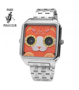 นาฬิกาข้อมือ PARIS POLO CLUB PPC-220902L-OR  ORANGE	