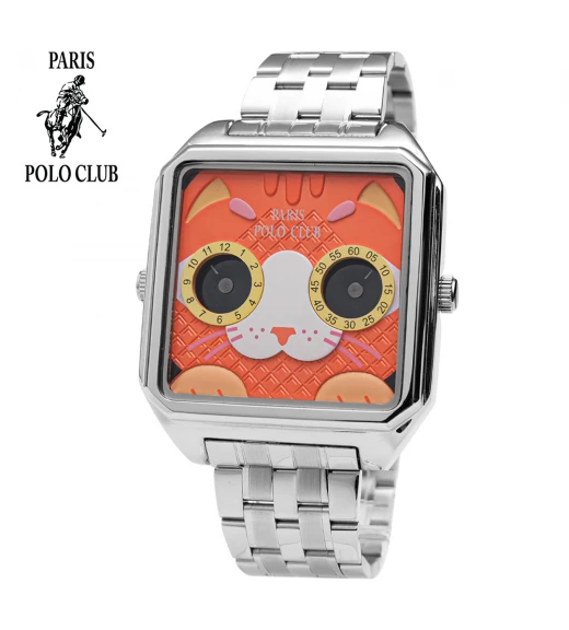 นาฬิกาข้อมือ PARIS POLO CLUB PPC-220902L-OR  ORANGE	
