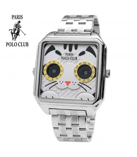 นาฬิกาข้อมือ PARIS POLO CLUB PPC-220902L-WE  WHITE	