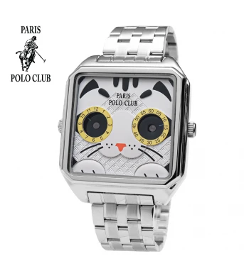 นาฬิกาข้อมือ PARIS POLO CLUB PPC-220902L-WE  WHITE	