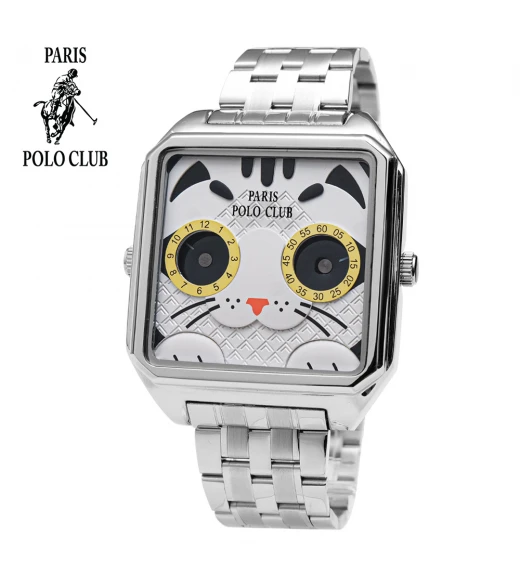 นาฬิกาข้อมือ PARIS POLO CLUB PPC-220902L-WE  WHITE	