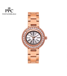 นาฬิกาข้อมือ PARIS POLO CLUB PPC-EA02-RG-WE ÉTOILE ROMAN LUX ROSEGOLD / WHITE	