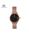 นาฬิกาข้อมือ PARIS POLO CLUB PPC-DI02-SRG-BK CANNES HARMONIE DATE SILVER ROSEGOLD / BLACK	