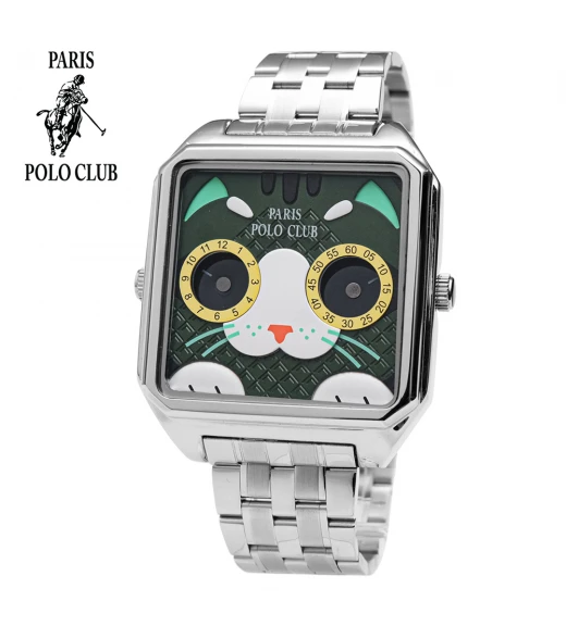 นาฬิกาข้อมือ PARIS POLO CLUB PPC-220902L-GN  GREEN	