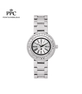 นาฬิกาข้อมือ PARIS POLO CLUB PPC-EA02-WE ÉTOILE ROMAN LUX WHITE	