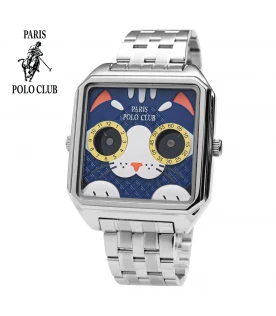 นาฬิกาข้อมือ PARIS POLO CLUB PPC-220902L-BU  BULE 	