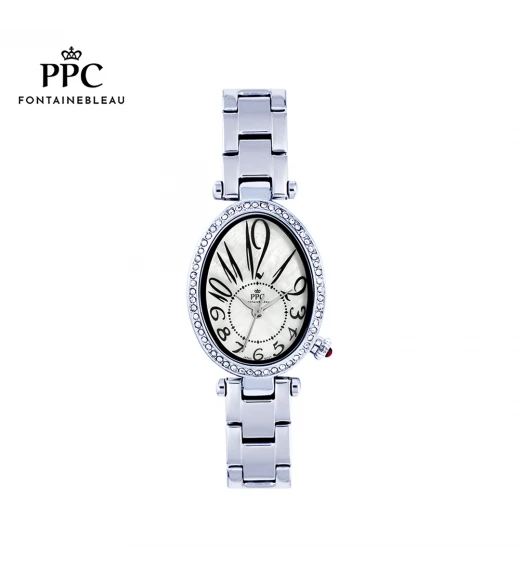 นาฬิกาข้อมือ PARIS POLO CLUB PPC-EA09-WE OVALE WANDER NO. WHITE	
