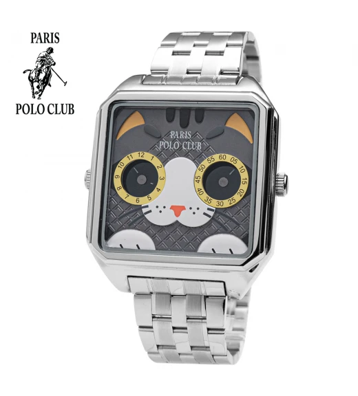 นาฬิกาข้อมือ PARIS POLO CLUB PPC-220902L-GY  GREY	