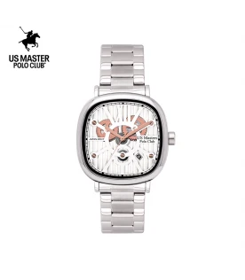 นาฬิกาข้อมือ US MASTERS POLO CLUB USM-EA01-WE TIMES SQUARE COG DATE WHITE	