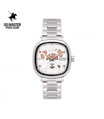 นาฬิกาข้อมือ US MASTERS POLO CLUB USM-EA01-WE TIMES SQUARE COG DATE WHITE	