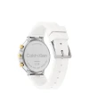 นาฬิกาผู้หญิง Calvin Klein CK25200244 สาย Silicone สีขาว
