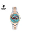 นาฬิกาข้อมือ US MASTERS POLO CLUB USM-EC03-SRG-CY     NEW YORK BALLOON DATE SILVER ROSEGOLD / CYAN SILVER ROSEGOLD / CYAN