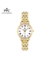 นาฬิกาข้อมือ Paris Polo Club PPC-EC02-GD-WE  LE BRETON CLASSIC ROMAN DATE GOLD / WHITE GOLD / WHITE