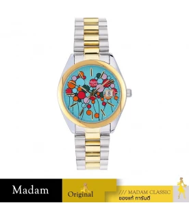 นาฬิกาข้อมือ US MASTERS POLO CLUB USM-EC03-SGD-CY   NEW YORK BALLOON DATE SILVER GOLD / CYAN SILVER GOLD / CYAN