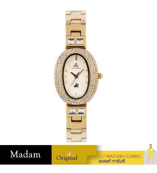 นาฬิกาข้อมือ Paris Polo Club PPC-EB05-GD-LGD OVALE GRAND ARENA GOLD / LIGHT GOLD GOLD / LIGHT GOLD	