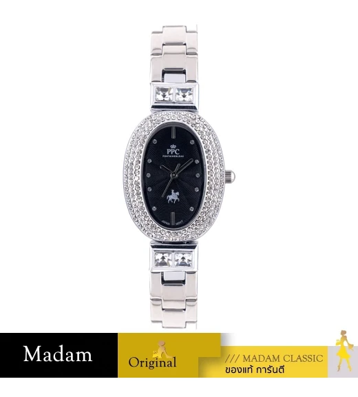 นาฬิกาข้อมือ Paris Polo Club PPC-EB05-BK OVALE GRAND ARENA BLACK BLACK	